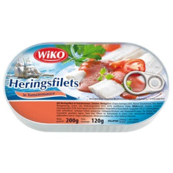 HERRING FILLET IN TOMATO SAUCE WIKO 200 G