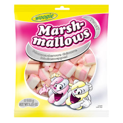 WOOGIE TWIST MARSHMALLOW CANDY, 100 G