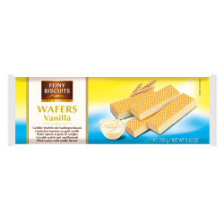 ВАФЛИ С КРЕМ ВАНИЛИЯ FEINY BISCUITS, 250 Г.