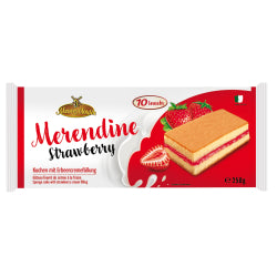 MEISTER MOULIN CAKES WITH STRAWBERRY CREAM 10 PCS, 250 G