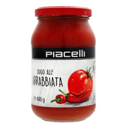 PIACELLI ARRABBIATA TOMATO SAUCE, 400 G