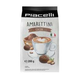 БИСКВИТИ С КАКАО AMARETTINI PIACELLI, 200 Г.