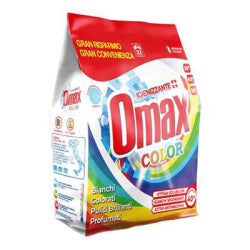 OMAX DETERGENT FOR COLORED FABRICS COLOR 22 WASHES, 1.32 KG