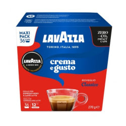 КАФЕ КАПСУЛИ LAVAZZA MAXI CREMA E GUSTO AMM 36 БР.