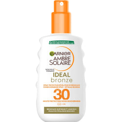 СЛЪНЦЕЗАЩИТЕН СПРЕЙ ЗА ТЯЛО GARNIER IDEAL BRONZE SPF30, 200 МЛ.