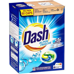 КАПСУЛИ ЗА ПРАНЕ DASH ALPINE FRESH 60 БР