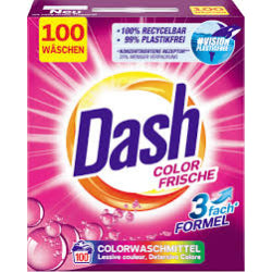 ПРАХ ЗА ПРАНЕ DASH COLOR FRISCHE 100+10 ПРАНЕТА КУТИЯ, 6 КГ
