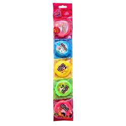 CHEWING GUMS IN BOXES 5 FLAVORS, 90 G