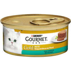 Храна За Котки-Пастет Purina Gourmet Gold, Заешко 85 Г.