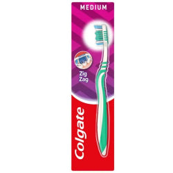 ЧЕТКА ЗА ЗЪБИ COLGATE ZIG ZAG MEDIUM С КАПАЧЕ