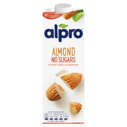 БАДЕМОВО МЛЯКО ALPRO, БЕЗ ЗАХАР 1Л