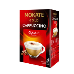 РАЗТВОРИМО КАПУЧИНО MOKATE GOLD CLASSIC 8 ДОЗИ, 100 Г
