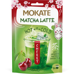 РАЗТВОРИМА НАПИТКА ЛАТЕ СЪС ЗЕЛЕН ЧАЙ MOKATE MATCHA 40 Г