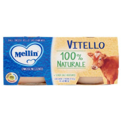PURE MELLIN MANZO /BEEF/100% NATURALE 2X80G, GLASS