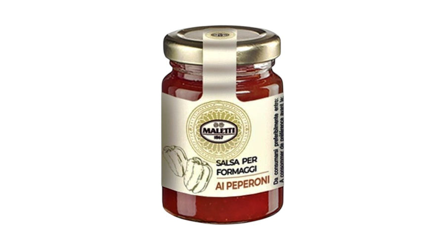 110гр Пикантен сос за сирена с чушки Maletti.
