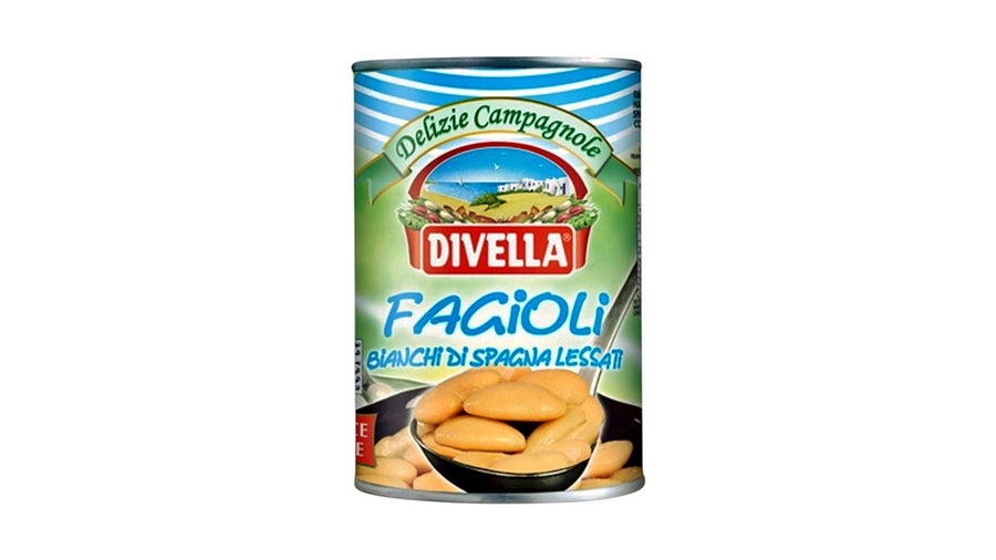 400гр Едър бял боб Divella.