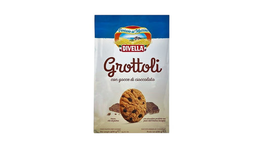400гр Бисквити гротоли с капки шоколад Divella.