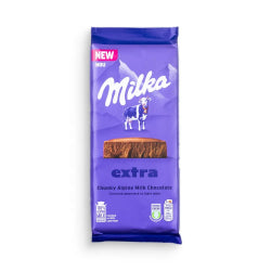 ШОКОЛАД С АЛПИЙСКО МЛЯКО MILKA EXTRA 190 Г