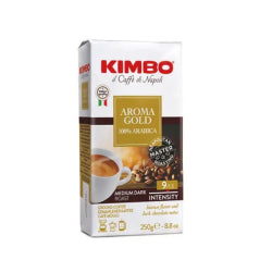 Мляно Кафе Kimbo Aroma Gold 100%Арабика, Пакет 250 Г.
