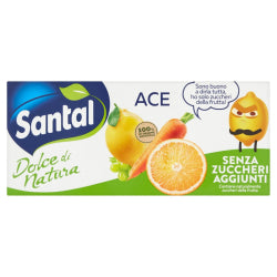 Плодова Напитка Santal Ace Без Добавена Захар 3 Х 200 Мл.