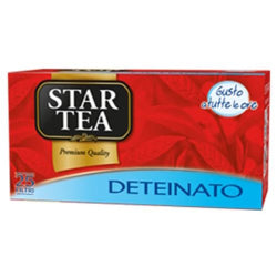 БЕЗКОФЕЙНОВ ЧЕРЕН ЧАЙ STAR DETEINATO, БЕЗ ТАИН, 25 ПАКЕТЧЕТА.