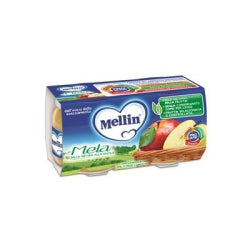 MELLIN MELA E ANANAS FRUIT PURE 2X100G, APPLE AND PINEAPPLE