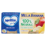 ПЛОДОВО ПЮРЕ MELLIN ЯБЪЛКА И БАНАН 2Х100Г