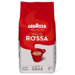 КАФЕ НА ЗЪРНА LAVAZZA QUALITA ROSSA, ПЛИК 500 Г.