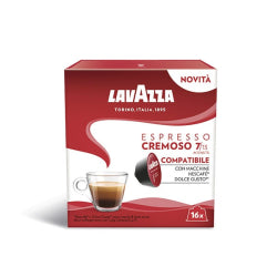 COFFEE CAPSULES LAVAZZA ESPRESSO CREMOSO, BOX DG 16 PCS