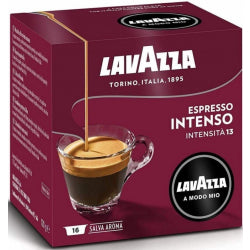 COFFEE CAPSULES LAVAZZA INTENSO AMM 16 PCS