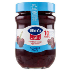 JAM HERO LIGHT CILIEGIE NERE, CHERRIES 280 G