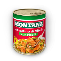 BEEF WITH PEAS MONTANA, CANNED 300 G
