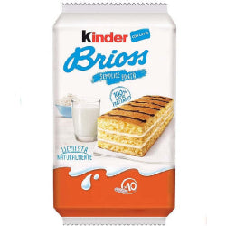 КЕКСЧЕТА FERRERO KINDER BRIOSS С МЛЯКО 270 Г.