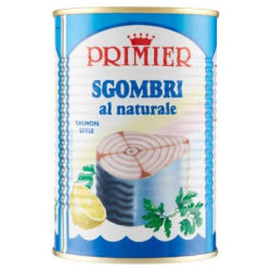 PRIMIER MACKEREL IN OWN SAUCE, CANNED 425 G
