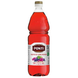 PONTI ROSSO PET WINE VINEGAR, 1 L