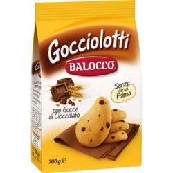 GOCCIOLOTTI BALOCCO BISCUITS 700 G WITH PIECES OF CHOCOLATE