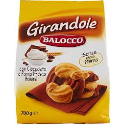 BISCUITS WITH CHOCOLATE AND CREAM GIRANDOLE BALOCCO 700 G