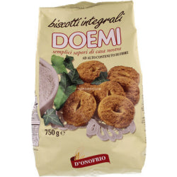 ПЪЛНОЗЪРНЕСТИ БИСКВИТИ DOEMI 750 Г