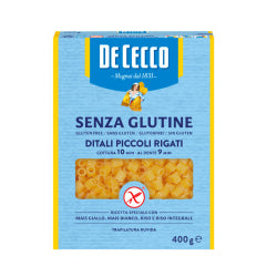 ПАСТА БЕЗ ГЛУТЕН DE CECCO PICCOLI RIGATI №69, 400 Г.