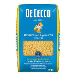 ПАСТА DE CECCO DITALINI RIGATTI №69, 500 Г