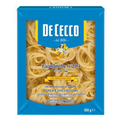 PASTA DE CECCO SPECIALITA TAGLIATELLE №203, DI SEMOLA 500 G