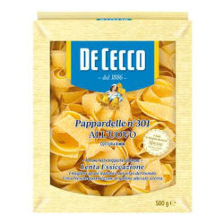 ПАСТА DE CECCO NIDI PAPPARDELE С ЯЙЦА, №301, 500 Г