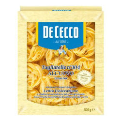 ПАСТА DE CECCO NIDI TAGLIATELLE С ЯЙЦА №304, 500 Г