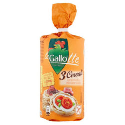 ПЪЛНОЗЪРНЕСТИ КРЕКЕРИ GALLO 3 CEREALI, 100 Г.