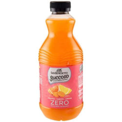 Плодова Напитка San Benedetto Succoso Zero, Портокал/Морков/Лимон 900 Мл.