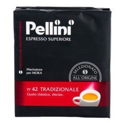 GROUND COFFEE PELLINI ?42 TRADITIONAL, 2x250 G