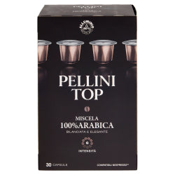 КАФЕ КАПСУЛИ PELLINI TOP 100% ARABICA, NESPRESSO 30 БР