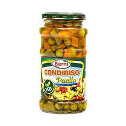 МИКС ЗЕЛЕНЧУЦИ BERNI ЗА ПАЕЛЯ, СТЪКЛО 300 Г.
