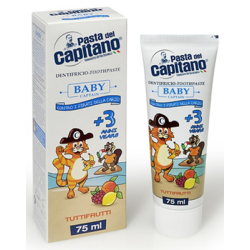 Детска Паста За Зъби Capitano Baby 3+Г. Tutti Frutti, 75 Мл.