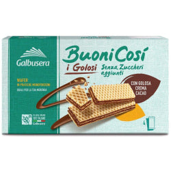 GALBUSERA BUONI COSI WAFFLES WITH COCOA CREAM, 180 G